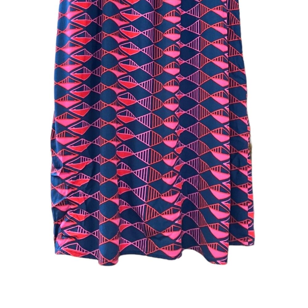 Escapada Women's Multicolor Keyhole Geometric Sleeveless Maxi Dress | Size L - Picture 6 of 10